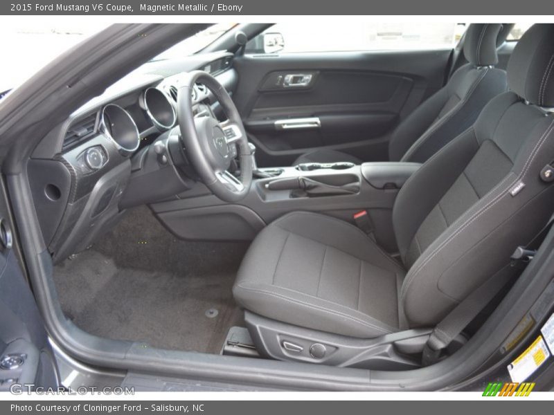 Magnetic Metallic / Ebony 2015 Ford Mustang V6 Coupe