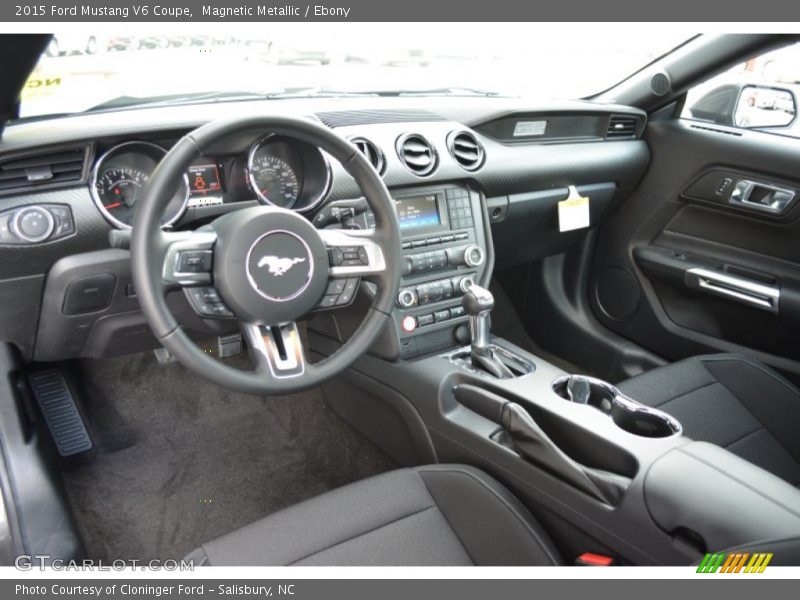 Magnetic Metallic / Ebony 2015 Ford Mustang V6 Coupe