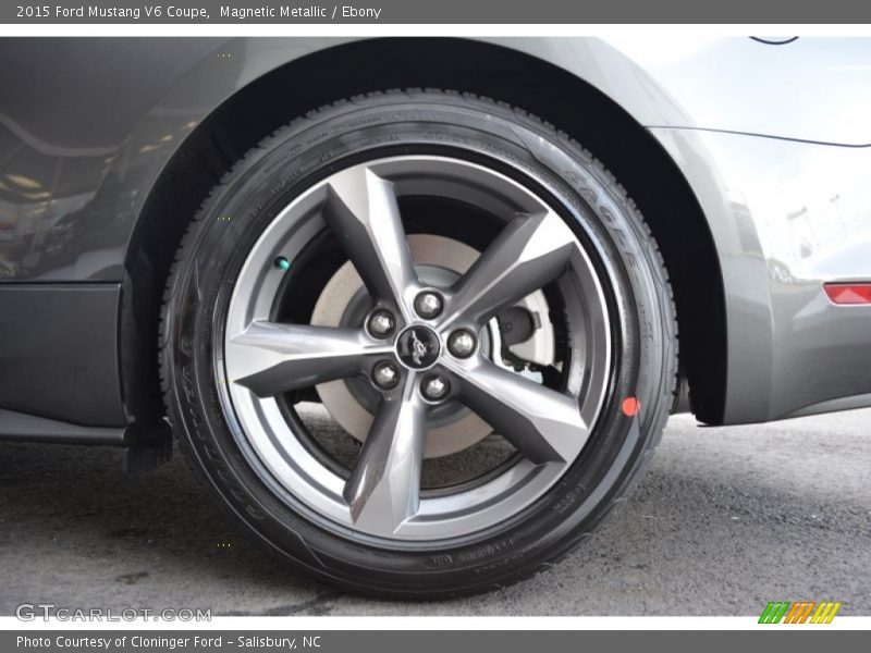 Magnetic Metallic / Ebony 2015 Ford Mustang V6 Coupe