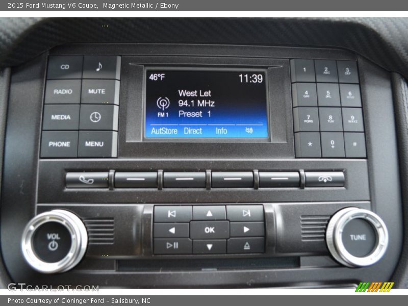 Magnetic Metallic / Ebony 2015 Ford Mustang V6 Coupe