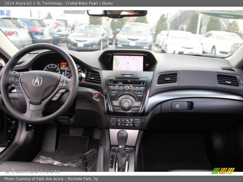 Crystal Black Pearl / Ebony 2014 Acura ILX 2.0L Technology