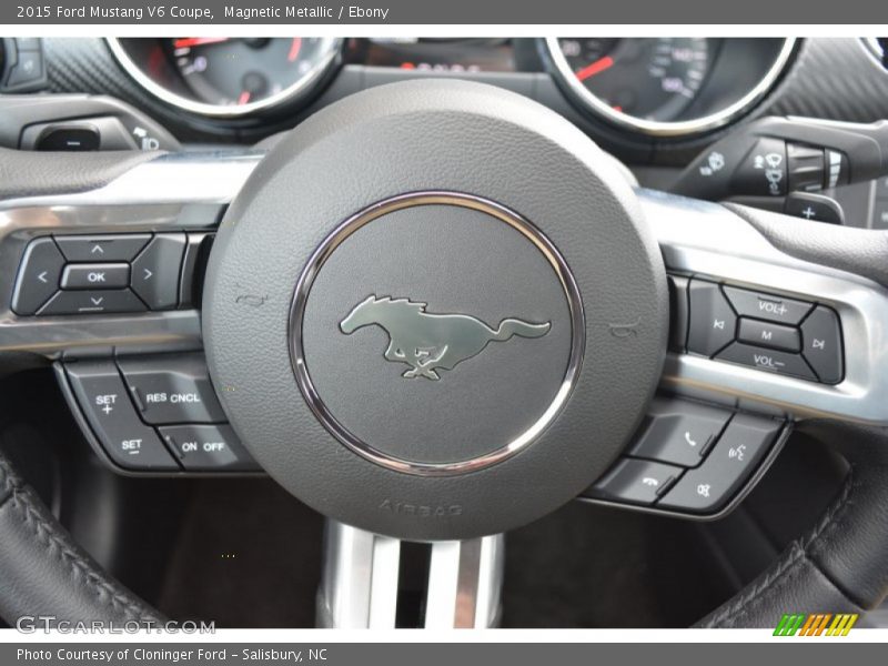 Magnetic Metallic / Ebony 2015 Ford Mustang V6 Coupe