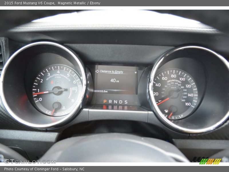 Magnetic Metallic / Ebony 2015 Ford Mustang V6 Coupe