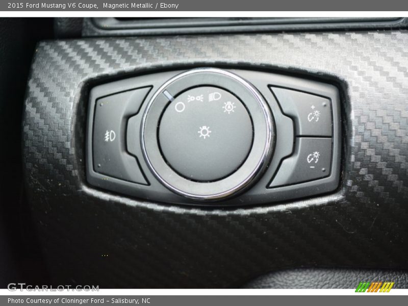 Magnetic Metallic / Ebony 2015 Ford Mustang V6 Coupe