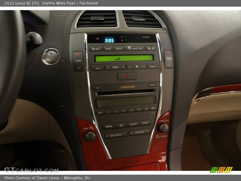Starfire White Pearl / Parchment 2012 Lexus ES 350