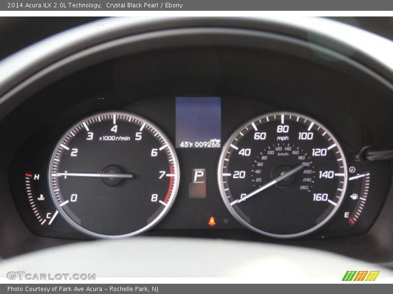 Crystal Black Pearl / Ebony 2014 Acura ILX 2.0L Technology
