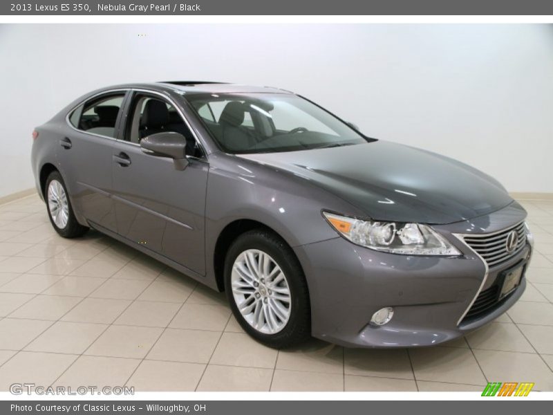 Nebula Gray Pearl / Black 2013 Lexus ES 350