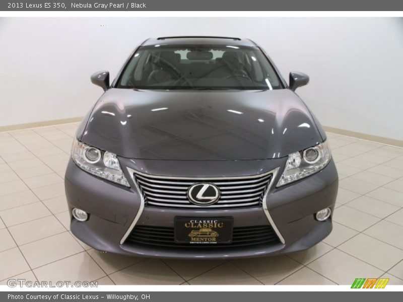Nebula Gray Pearl / Black 2013 Lexus ES 350