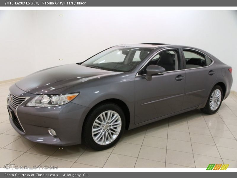 Nebula Gray Pearl / Black 2013 Lexus ES 350