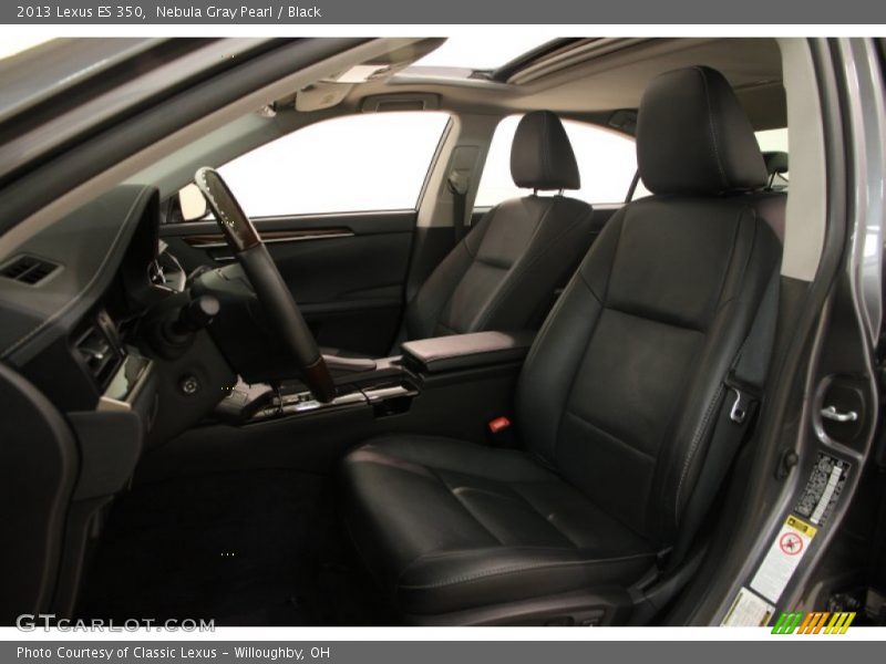 Nebula Gray Pearl / Black 2013 Lexus ES 350