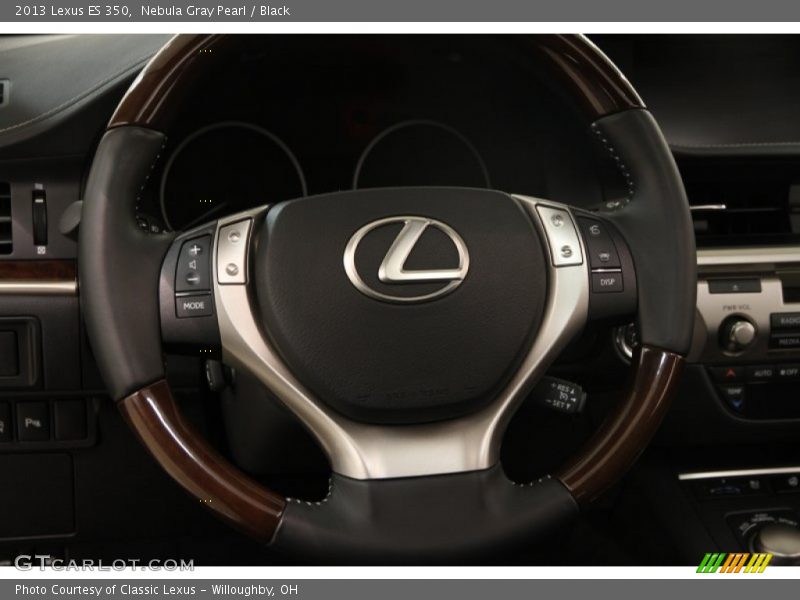 Nebula Gray Pearl / Black 2013 Lexus ES 350