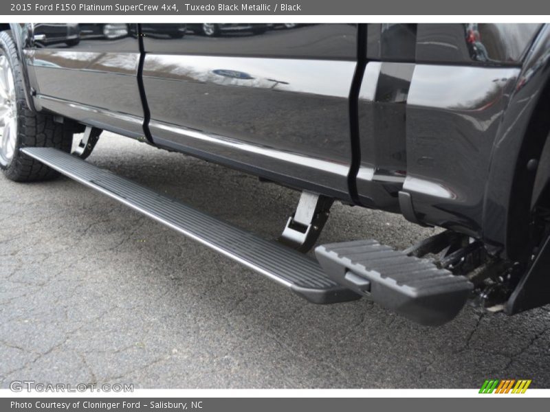 Tuxedo Black Metallic / Black 2015 Ford F150 Platinum SuperCrew 4x4