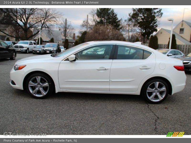 Bellanova White Pearl / Parchment 2014 Acura ILX 2.0L Technology