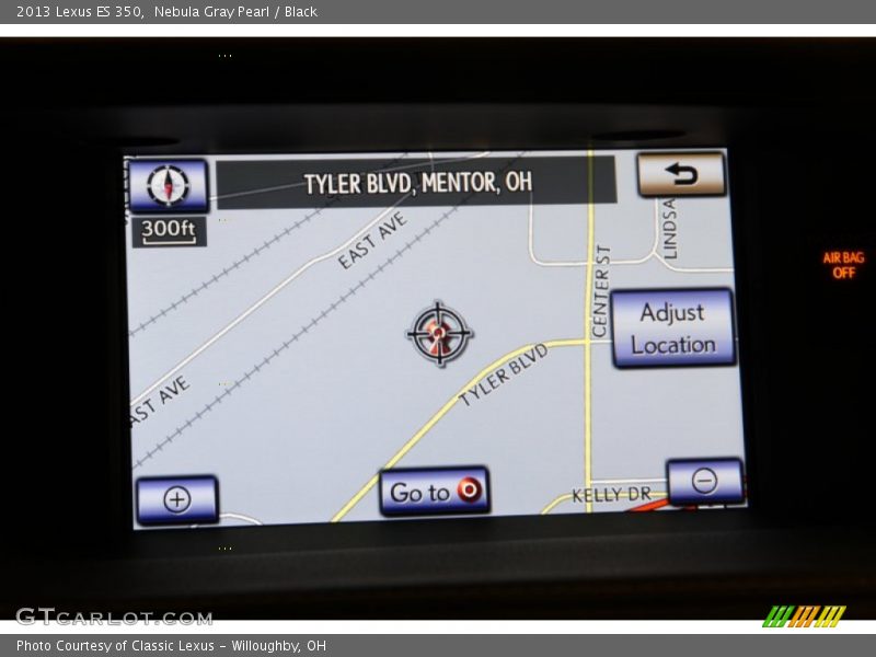 Nebula Gray Pearl / Black 2013 Lexus ES 350