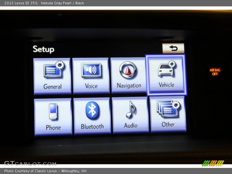 Nebula Gray Pearl / Black 2013 Lexus ES 350