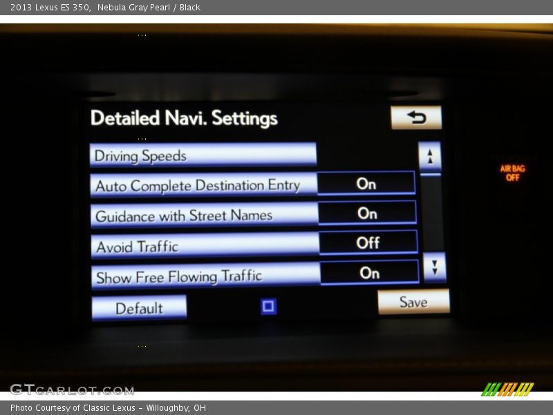 Nebula Gray Pearl / Black 2013 Lexus ES 350