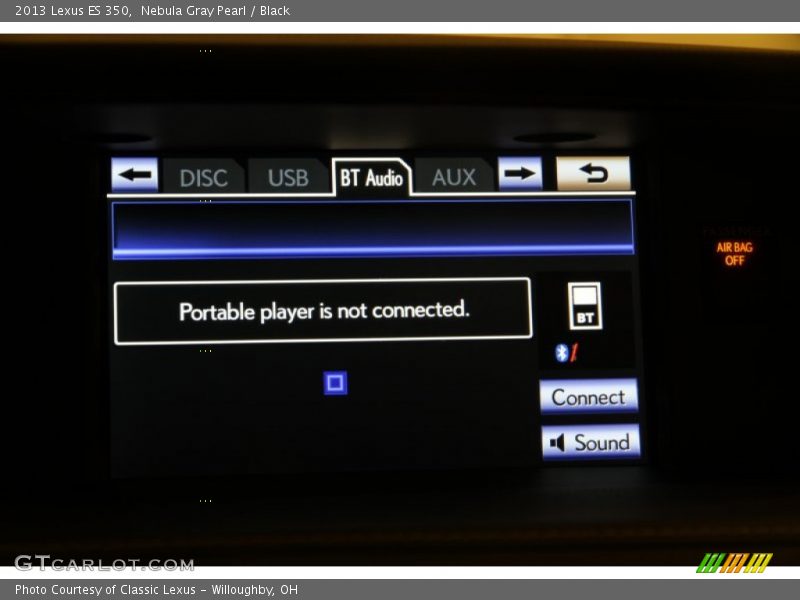 Nebula Gray Pearl / Black 2013 Lexus ES 350