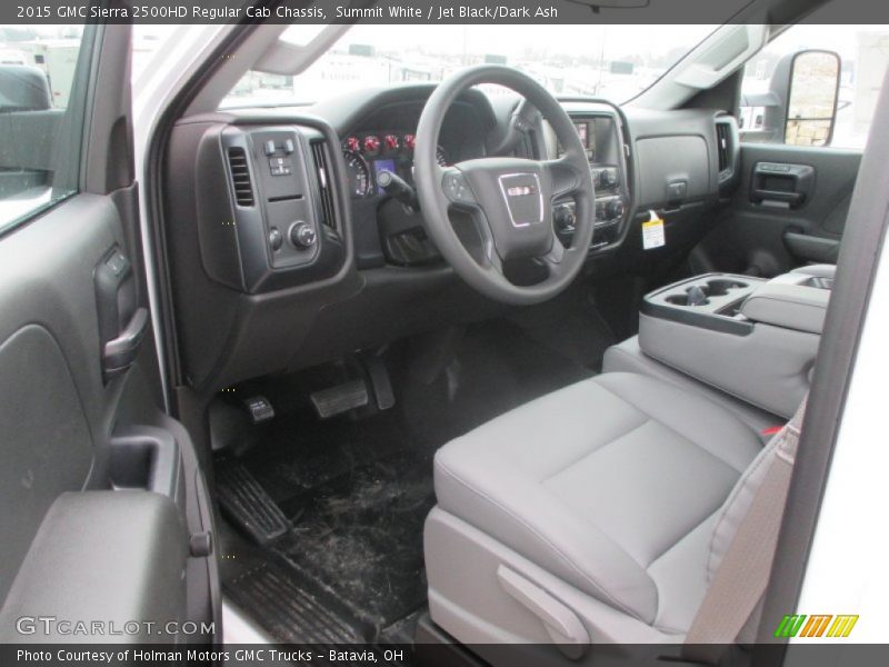 Summit White / Jet Black/Dark Ash 2015 GMC Sierra 2500HD Regular Cab Chassis