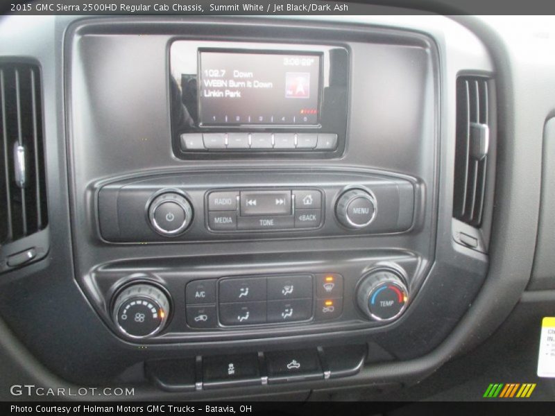 Summit White / Jet Black/Dark Ash 2015 GMC Sierra 2500HD Regular Cab Chassis