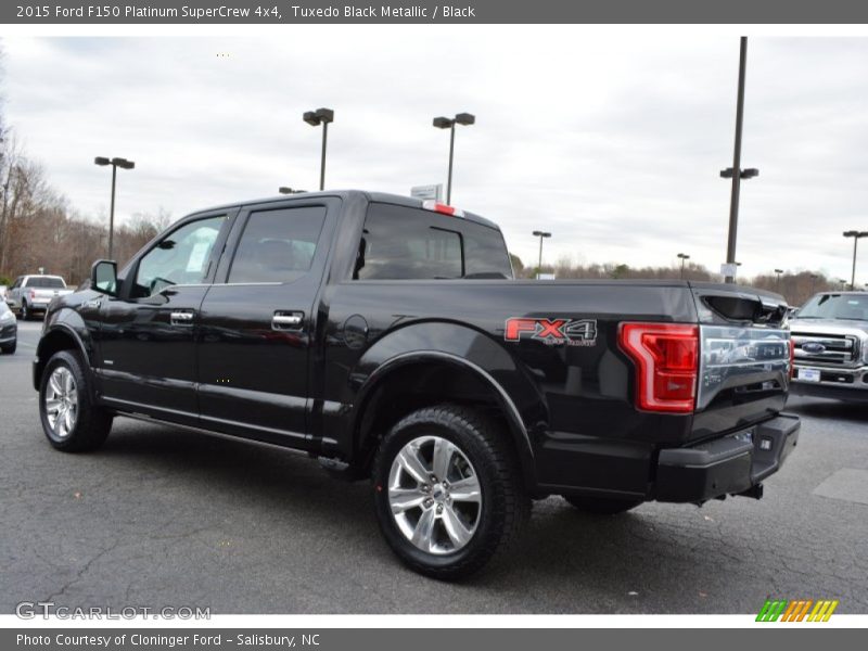  2015 F150 Platinum SuperCrew 4x4 Tuxedo Black Metallic