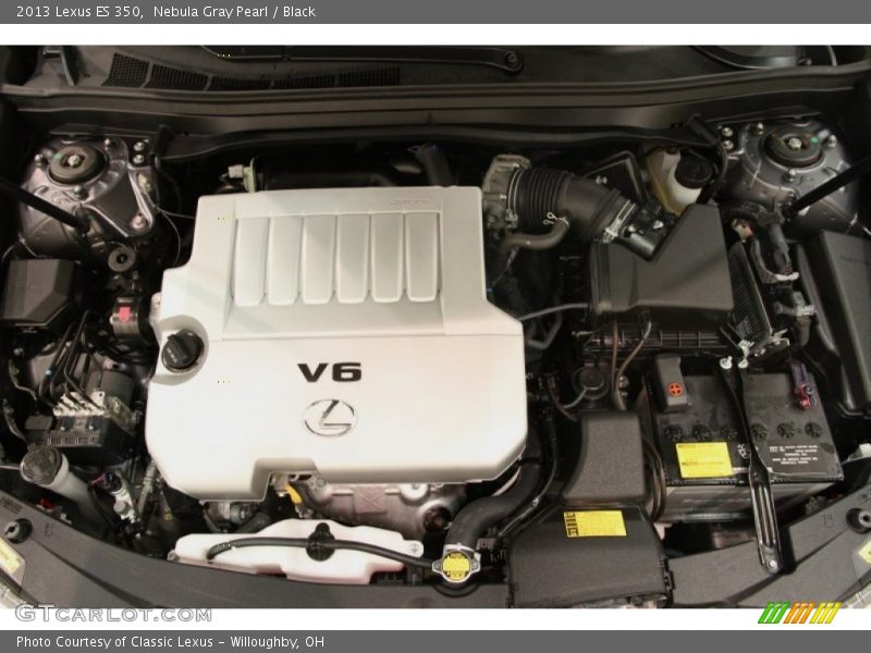 Nebula Gray Pearl / Black 2013 Lexus ES 350
