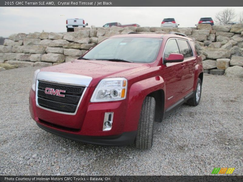 Crystal Red Tintcoat / Jet Black 2015 GMC Terrain SLE AWD