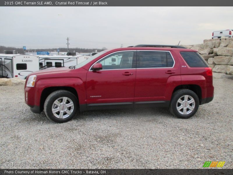 Crystal Red Tintcoat / Jet Black 2015 GMC Terrain SLE AWD