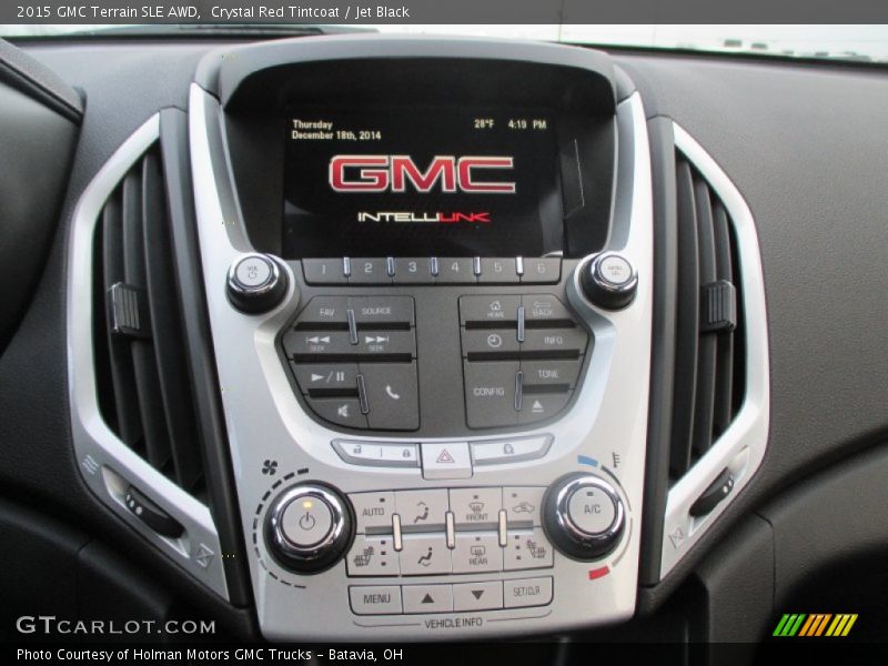 Crystal Red Tintcoat / Jet Black 2015 GMC Terrain SLE AWD