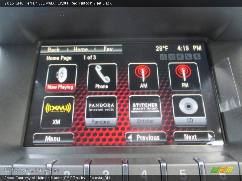 Crystal Red Tintcoat / Jet Black 2015 GMC Terrain SLE AWD