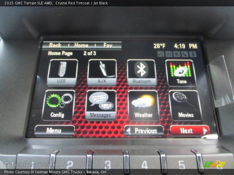 Crystal Red Tintcoat / Jet Black 2015 GMC Terrain SLE AWD