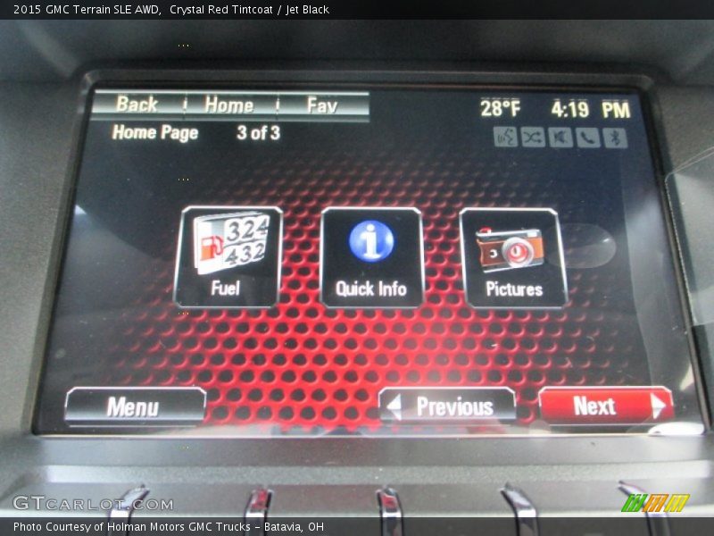 Crystal Red Tintcoat / Jet Black 2015 GMC Terrain SLE AWD
