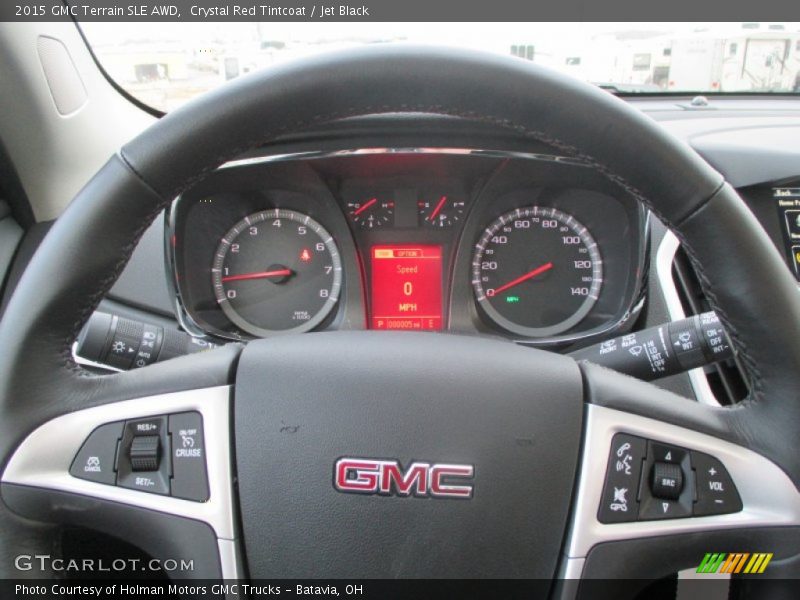 Crystal Red Tintcoat / Jet Black 2015 GMC Terrain SLE AWD