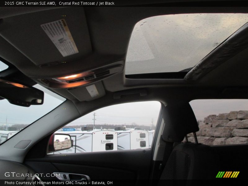 Crystal Red Tintcoat / Jet Black 2015 GMC Terrain SLE AWD