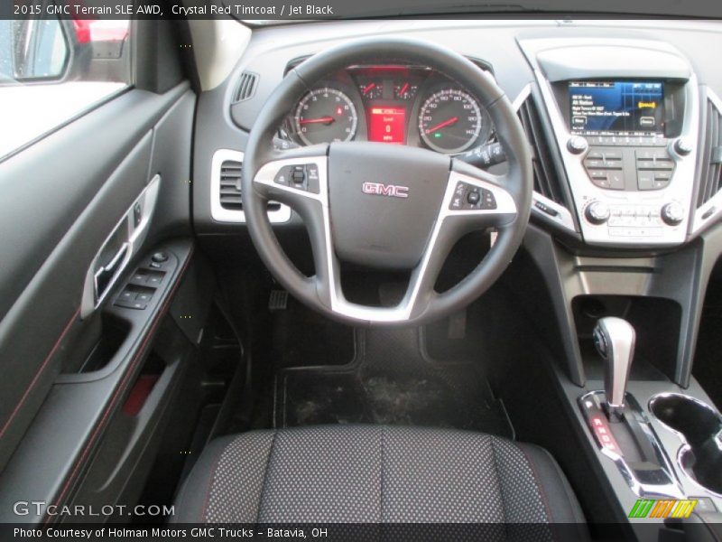 Crystal Red Tintcoat / Jet Black 2015 GMC Terrain SLE AWD