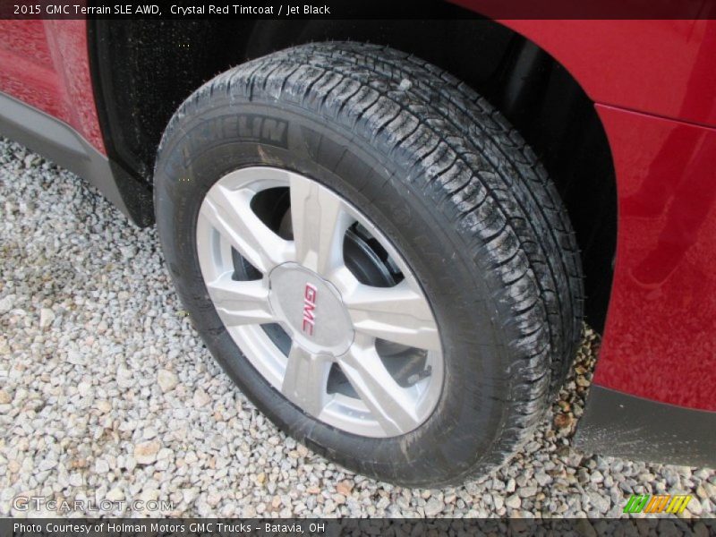 Crystal Red Tintcoat / Jet Black 2015 GMC Terrain SLE AWD