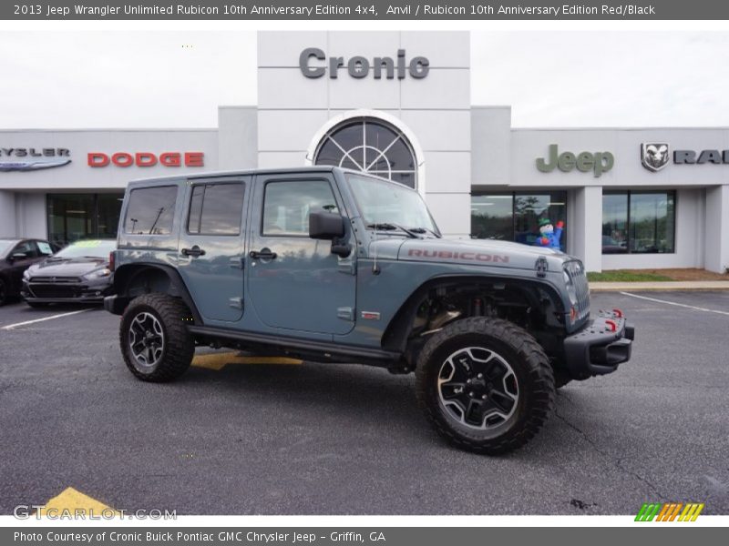 Anvil / Rubicon 10th Anniversary Edition Red/Black 2013 Jeep Wrangler Unlimited Rubicon 10th Anniversary Edition 4x4