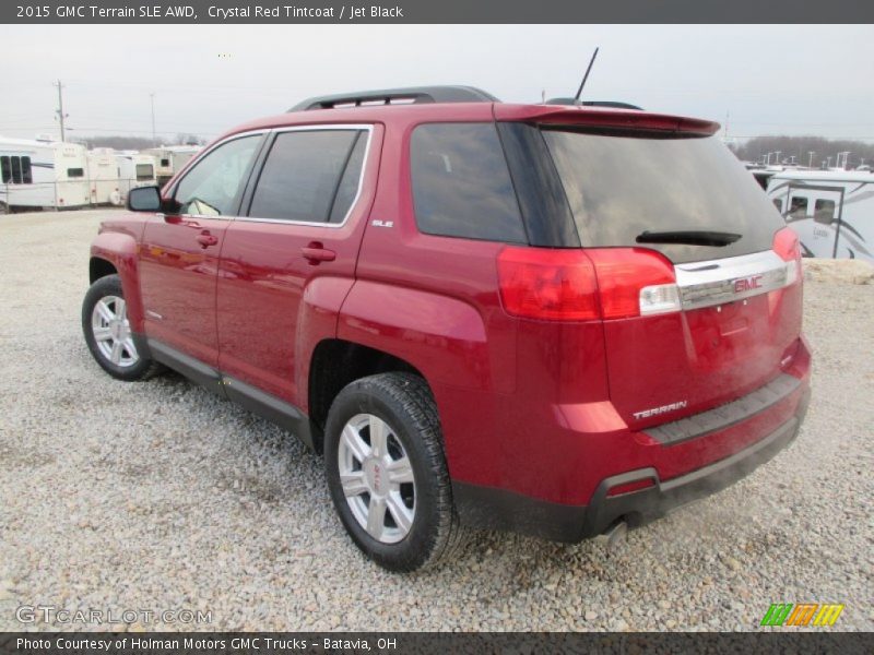 Crystal Red Tintcoat / Jet Black 2015 GMC Terrain SLE AWD