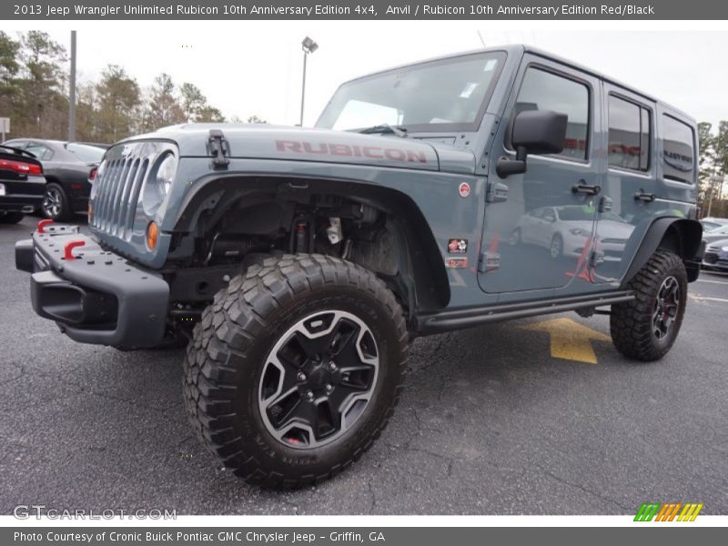 Anvil / Rubicon 10th Anniversary Edition Red/Black 2013 Jeep Wrangler Unlimited Rubicon 10th Anniversary Edition 4x4