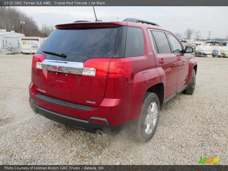 Crystal Red Tintcoat / Jet Black 2015 GMC Terrain SLE AWD