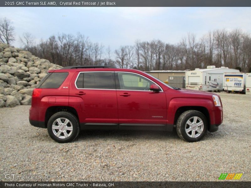 Crystal Red Tintcoat / Jet Black 2015 GMC Terrain SLE AWD