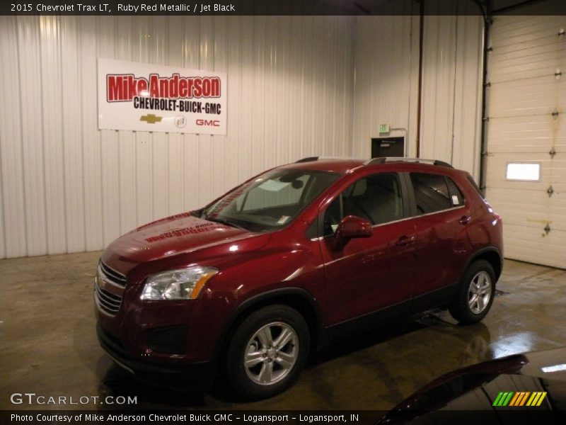 Ruby Red Metallic / Jet Black 2015 Chevrolet Trax LT