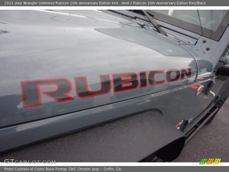 Anvil / Rubicon 10th Anniversary Edition Red/Black 2013 Jeep Wrangler Unlimited Rubicon 10th Anniversary Edition 4x4