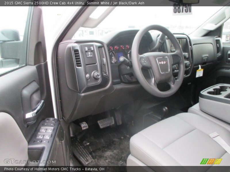 Summit White / Jet Black/Dark Ash 2015 GMC Sierra 2500HD Crew Cab 4x4 Utility