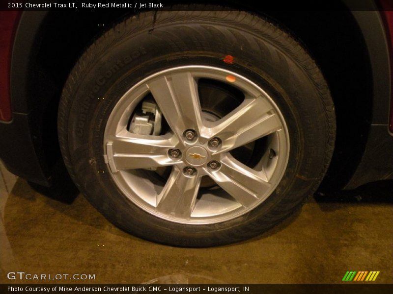 Ruby Red Metallic / Jet Black 2015 Chevrolet Trax LT
