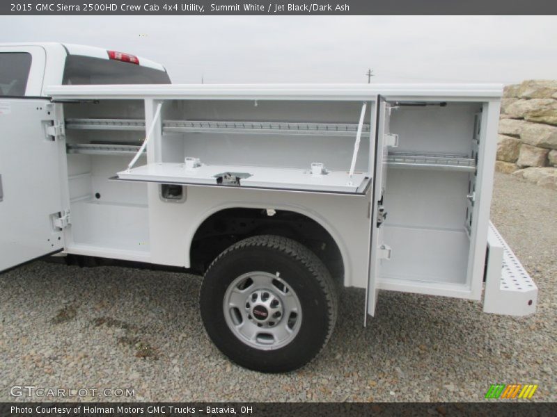 Summit White / Jet Black/Dark Ash 2015 GMC Sierra 2500HD Crew Cab 4x4 Utility