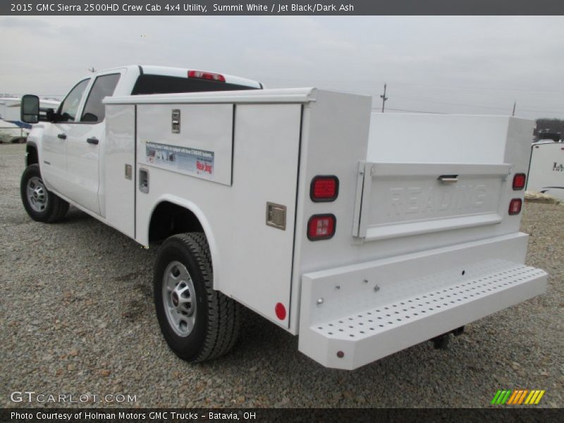 Summit White / Jet Black/Dark Ash 2015 GMC Sierra 2500HD Crew Cab 4x4 Utility