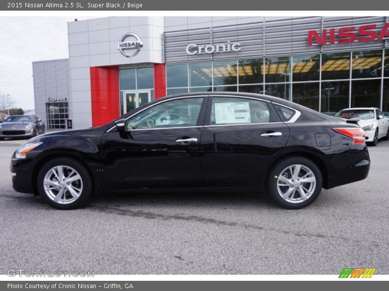 Super Black / Beige 2015 Nissan Altima 2.5 SL