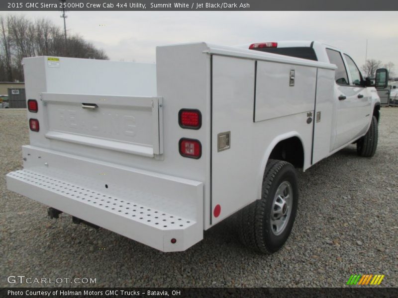 Summit White / Jet Black/Dark Ash 2015 GMC Sierra 2500HD Crew Cab 4x4 Utility