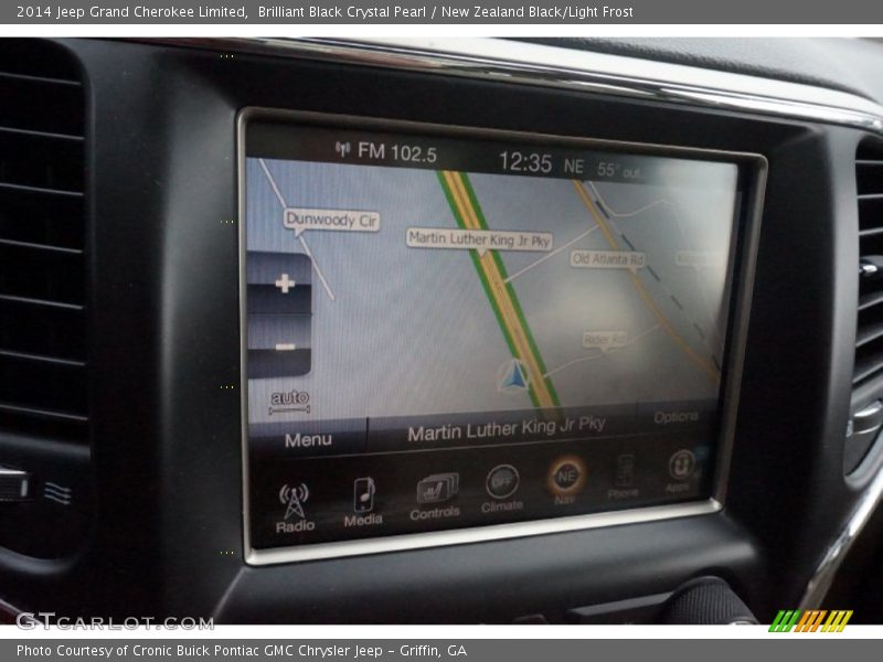 Brilliant Black Crystal Pearl / New Zealand Black/Light Frost 2014 Jeep Grand Cherokee Limited