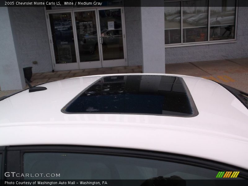 White / Medium Gray 2005 Chevrolet Monte Carlo LS